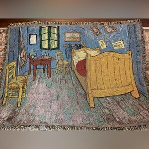 Vincent Van Gogh "The Bedroom" Tapestry Throw Blanket – Art Institute of Chicago